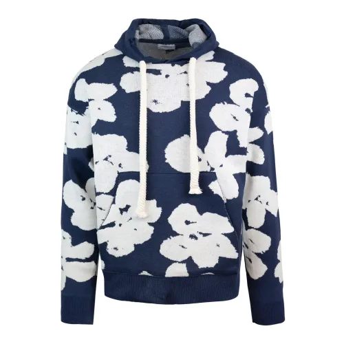 Blumiges Jacquard Hoodie Pullover Family First
