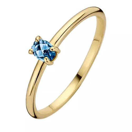 Blush Ring - Ring 1204YLB - Gold (14k) with Blue Topas - Gr. 50 - in Gold - für Damen
