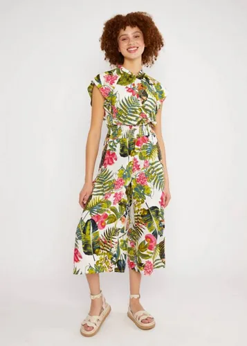 Blutsgeschwister Culotte-Overall - Culotte Jumpsuit Allover Print - Loves Lightest Wings