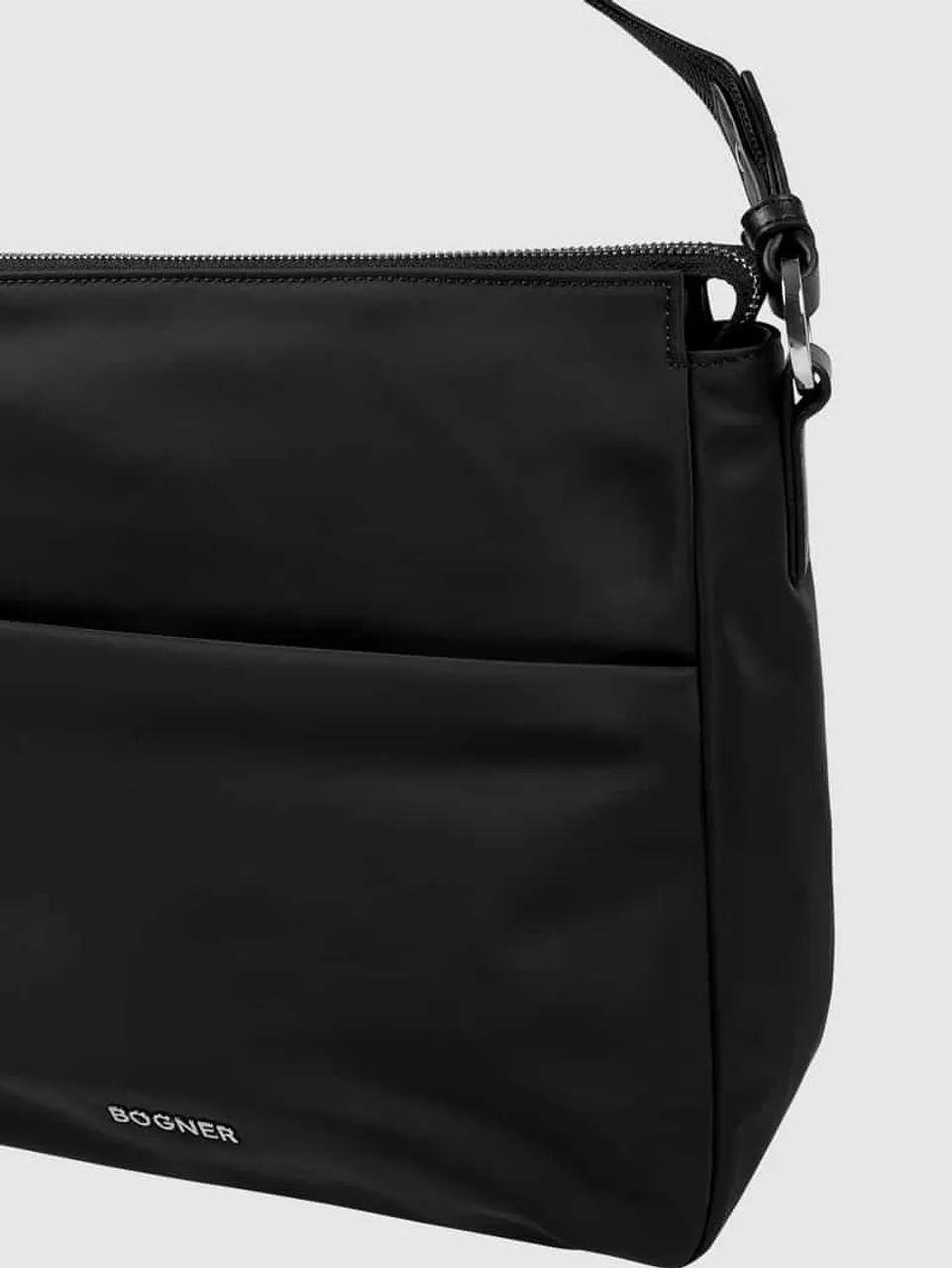 BOGNER Hobo Bag mit Logo Modell 'Klosters Isalie' in Black, Größe One Size