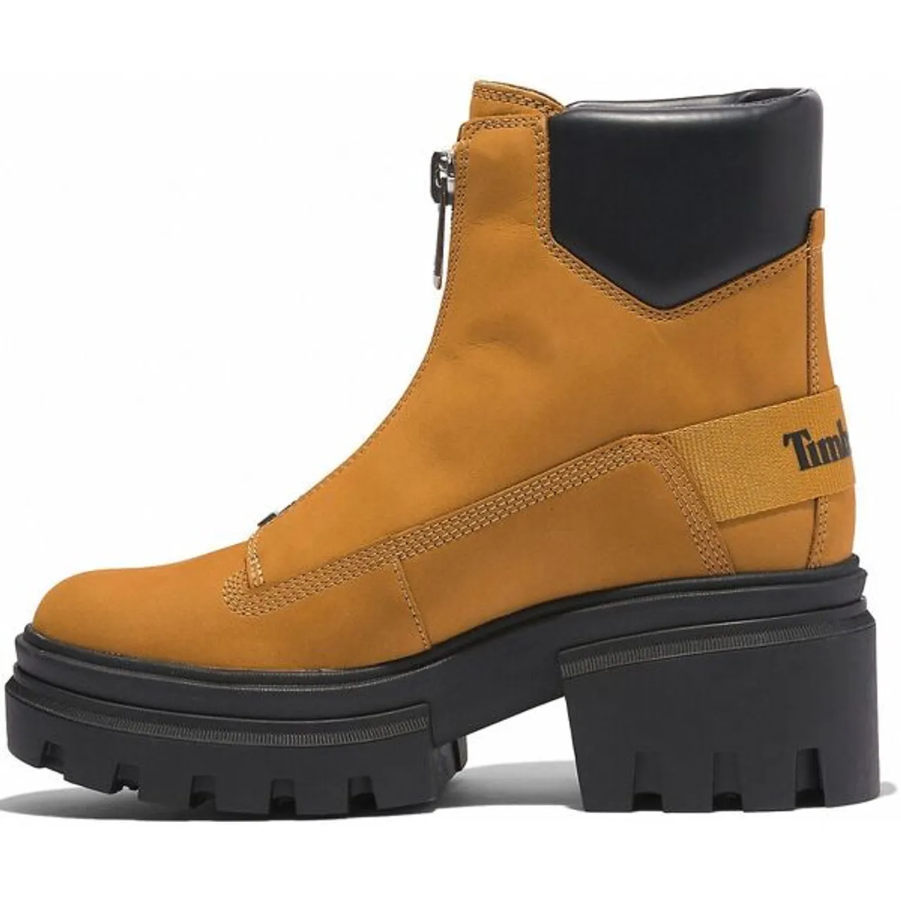 Bootsschuh TIMBERLAND "Everleigh Boot Front Zip" Gr. 39, gelb (wheat) Schuhe Damen Outdoor-Schuhe
