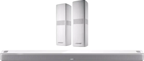 Bose Smart Soundbar 900 Weiß + Surround-Lautsprecher 700 Weiß