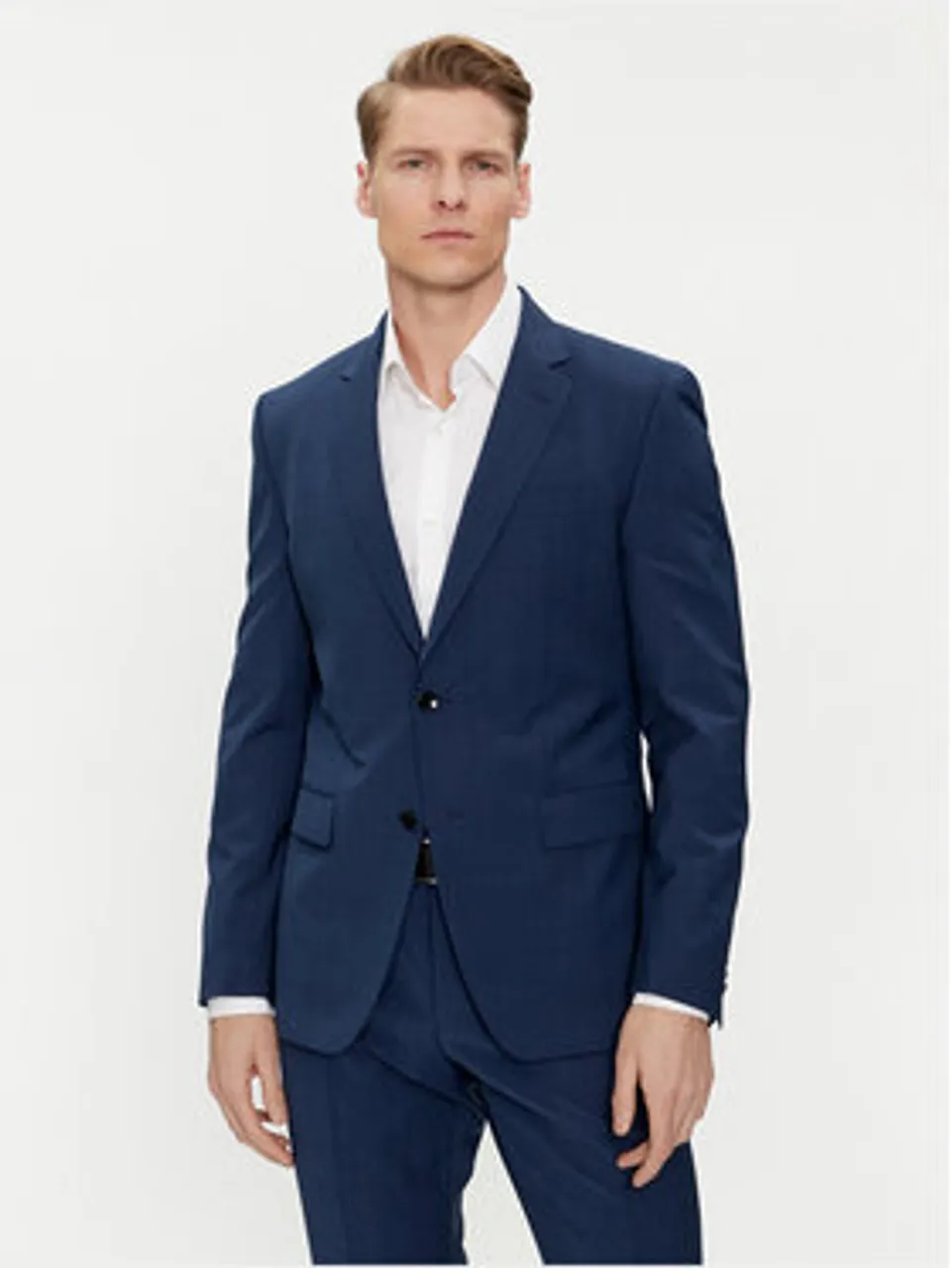 Boss Anzug H-Huge 50509491 Dunkelblau Slim Fit