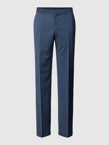 BOSS Anzughose mit Bügelfalten Modell 'Leon' in Blau