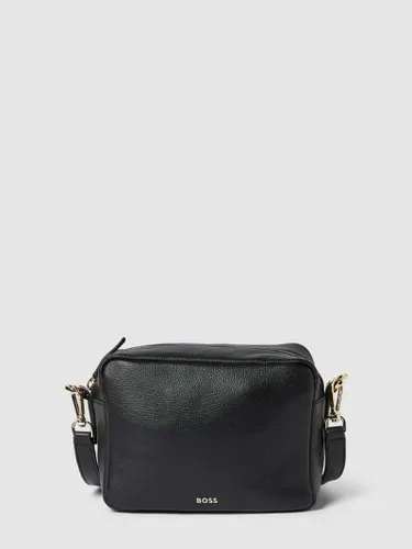 BOSS Black Women Handtasche aus Rindsleder in unifarbenem Design in Black, Größe One Size