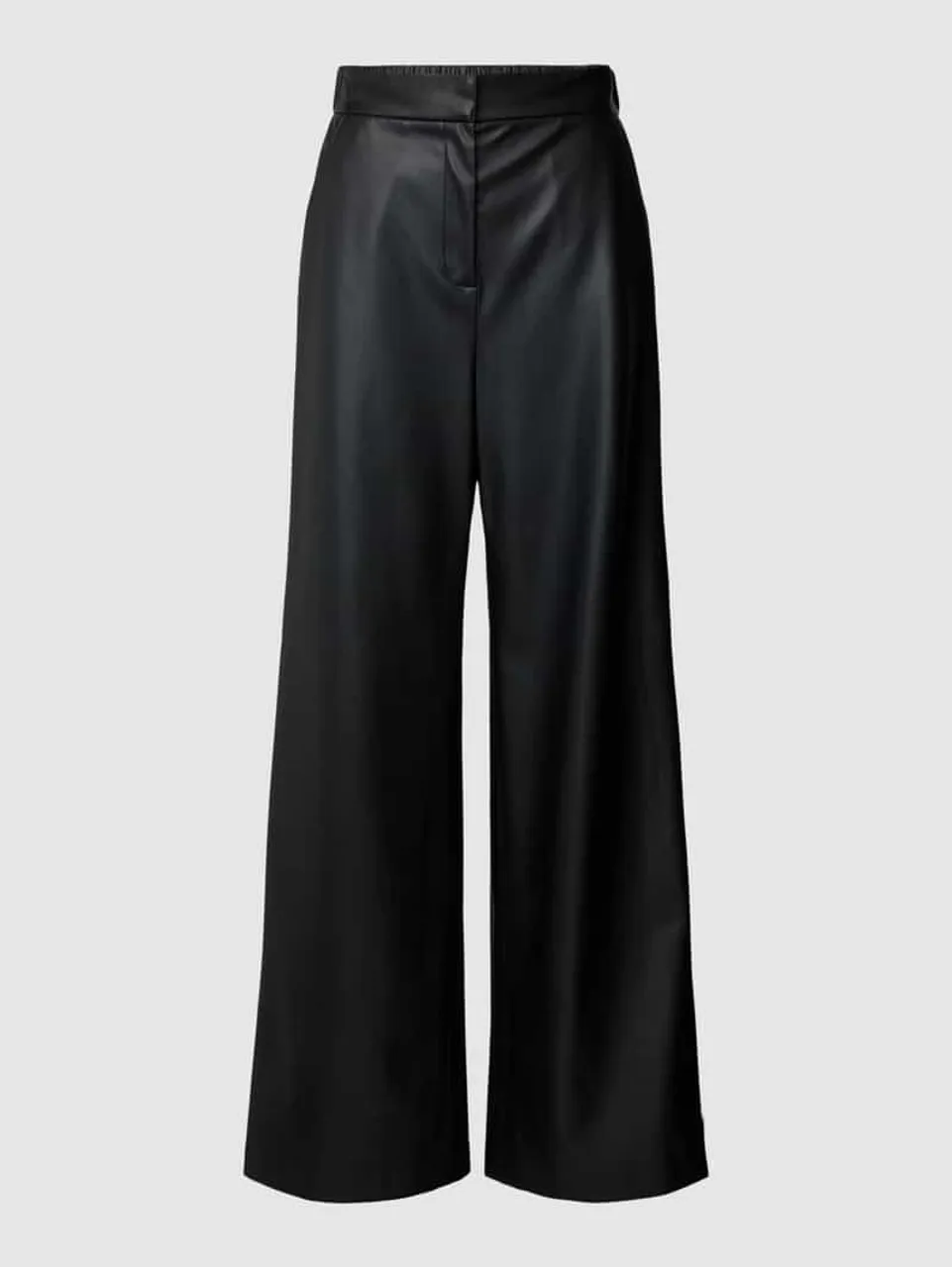 BOSS Black Women Hose in Leder-Optik mit Label-Detail Modell 'Tokasa' in Black