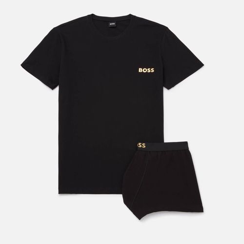BOSS Bodywear Cotton-Jersey T-Shirt and Trunk Gift Set