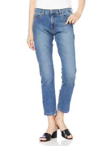 BOSS Damen Slim Crop 2.0 Hellblaue Slim-Fit Jeans aus