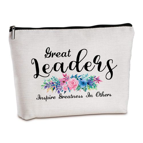 Boss Gifts for Women Zipper Travel Make-up Bag Great leader