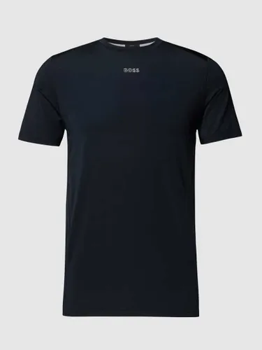 BOSS Green T-Shirt mit Logo-Print Modell 'Tee Gym' in Black