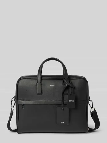 BOSS Handtasche mit Applikationen Modell 'Zair' in Black, Größe One Size