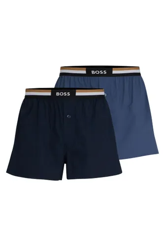 BOSS Herren Boxershorts Webboxer Pyjama-Shorts Woven Boxer