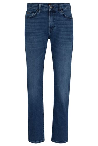 BOSS Herren Re.Maine BC-C Mittelblaue Regular-Fit Jeans aus