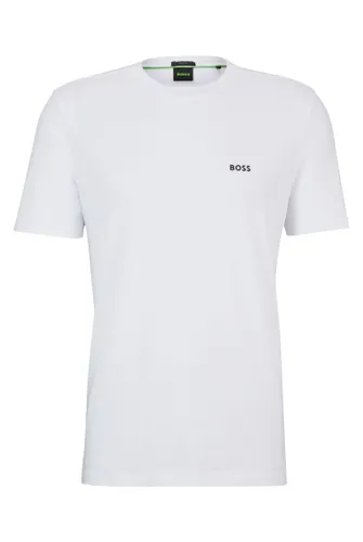BOSS Herren Tee Regular-Fit T-Shirt aus Stretch-Baumwolle