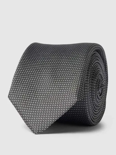 BOSS Krawatte aus Seide mit   feinem Muster Modell 'Tie' in Hellgrau