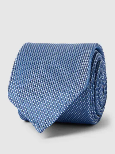 BOSS Krawatte mit Allover-Muster (6cm) in Bleu