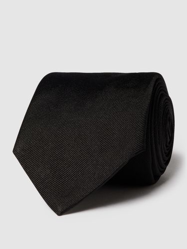BOSS Krawatte mit feiner Struktur (7,5 cm) in Schwarz