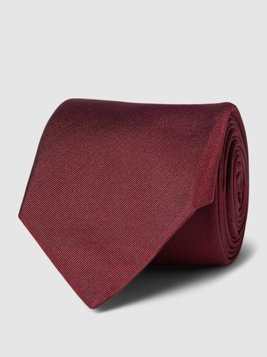 BOSS Krawatte mit Label-Patch in Bordeaux Rot