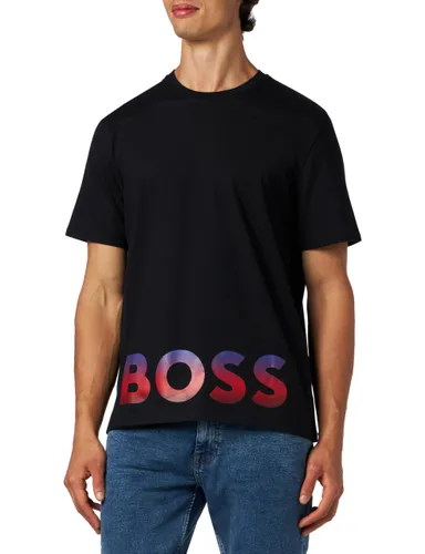 BOSS Men Ombrè T-Shirt Black1