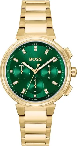 BOSS Multifunktionsuhr ONE, 1502679, Quarzuhr, Damenuhr, Armbanduhr, Glaskristalle, Datum
