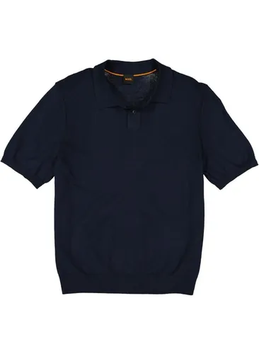 BOSS Orange Herren Polo-Shirt blau