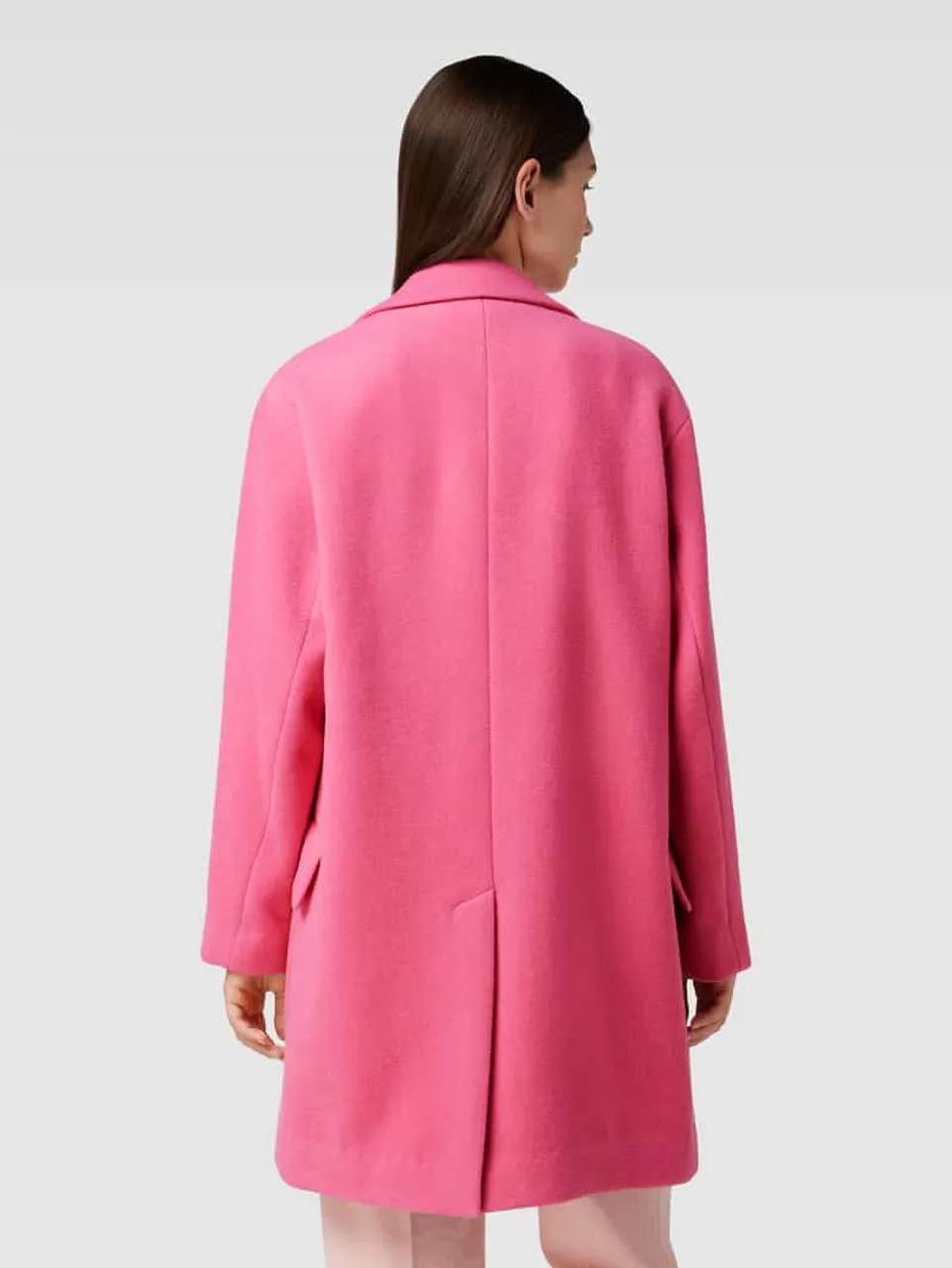 BOSS Orange Mantel mit Schurwoll-Anteil Modell 'Calesso' in Pink