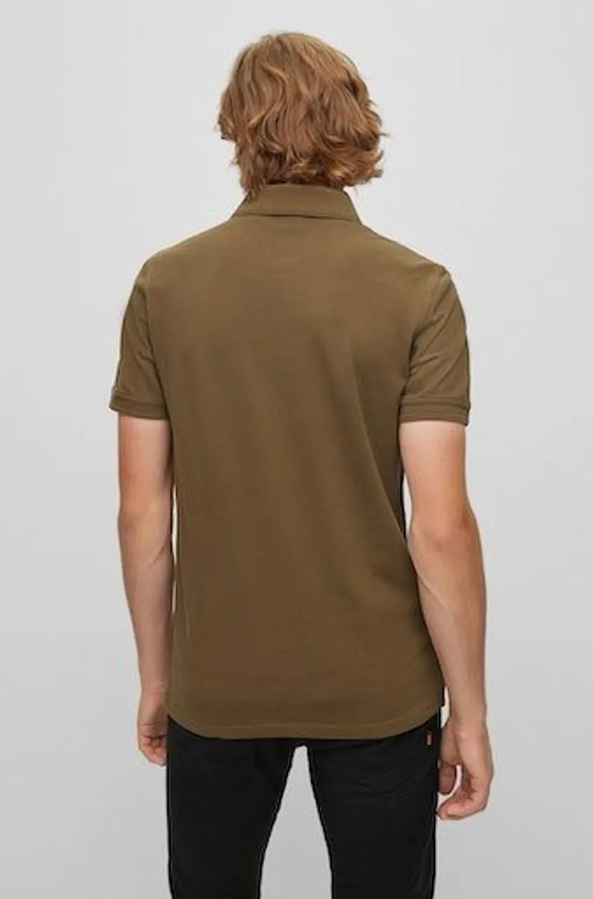 BOSS ORANGE Poloshirt Prime mit dezentem Logoschriftzug auf der Brust