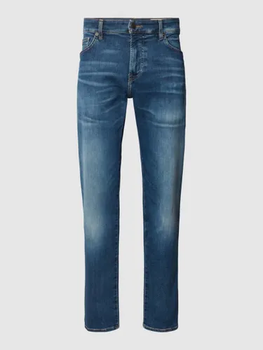 BOSS Orange Regular Fit Jeans mit Label-Detail Modell "Re.Maine" in Jeans
