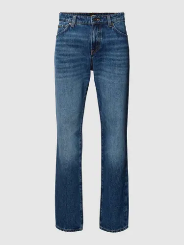 BOSS Orange Regular Fit Jeans Modell 'Re.Maine' in Jeansblau