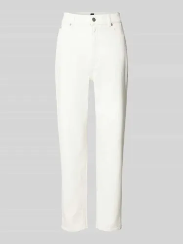 BOSS Orange Slim Fit Jeans im 5-Pocket-Design Modell 'Ruth' in Ecru