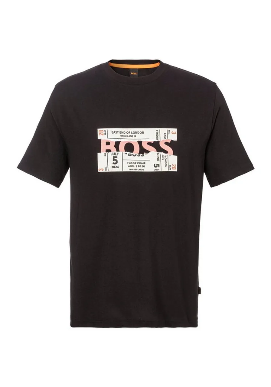 BOSS ORANGE T-Shirt Te_BossTicket mit Druck