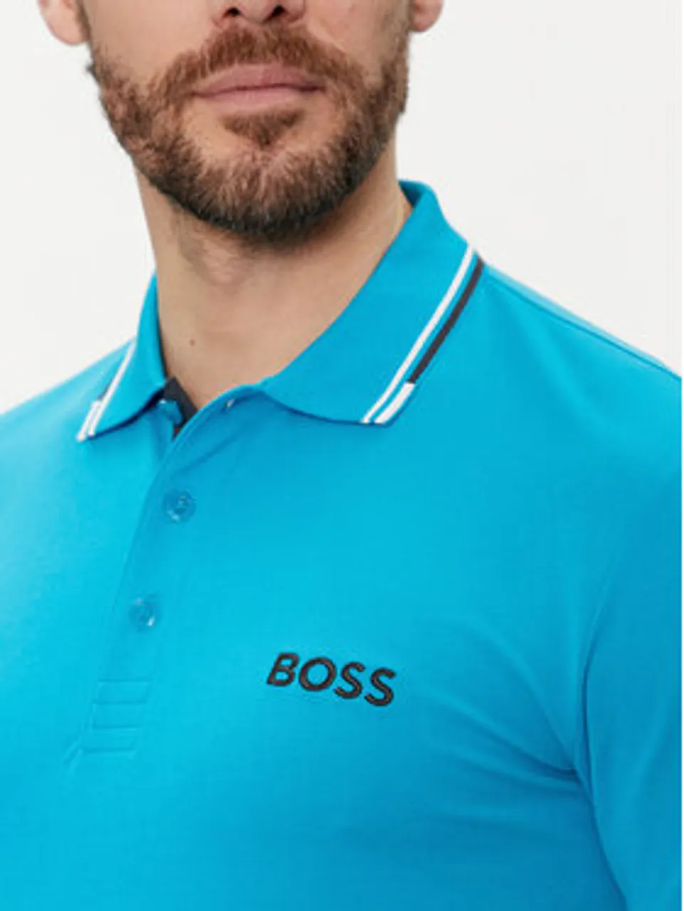 Boss Polohemd Paddy Pro 50469102 Blau Regular Fit