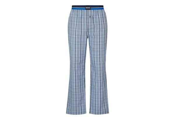 BOSS Pyjamahose Urban Pants mit Eingriff und Seitentaschen