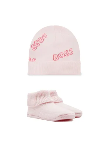 Boss Set Mütze und Socken J98386 Rosa