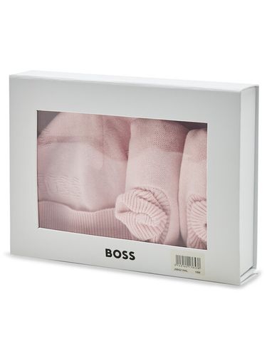 Boss Set Mütze und Socken J98421 Rosa
