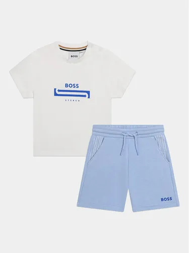 Boss Set T-Shirt und Shorts J50626 M Blau Regular Fit