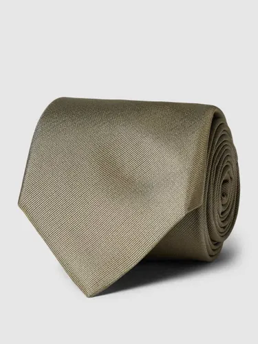 BOSS Slim Fit Krawatte mit Allover-Muster in Lind