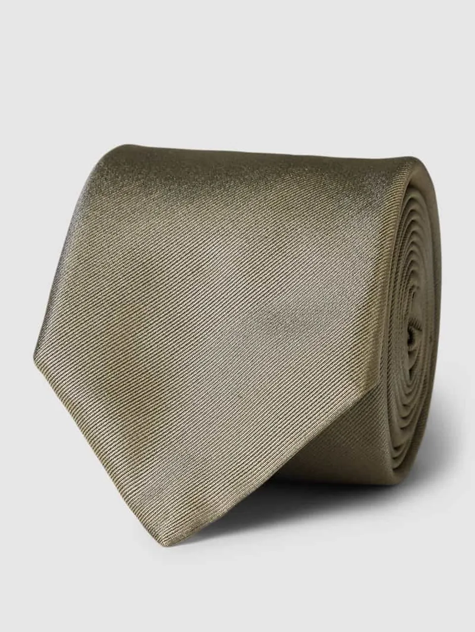 BOSS Slim Fit Krawatte mit Label-Patch in Lind