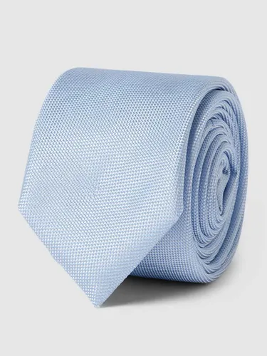 BOSS Slim Fit Krawatte mit Strukturmuster in Bleu