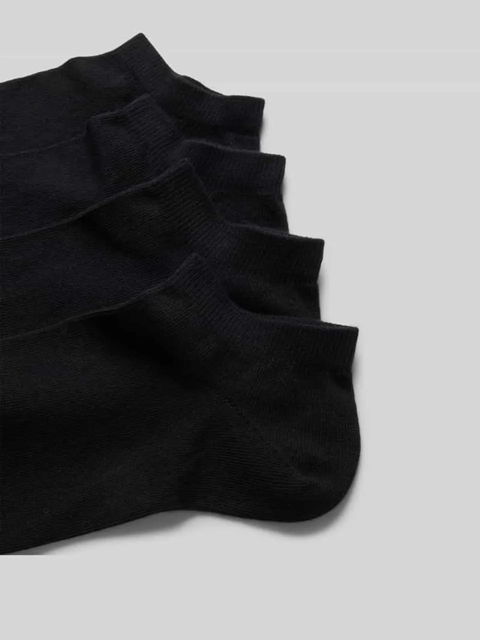 BOSS Sneakersocken mit Label-Print im 4er-Pack in Black