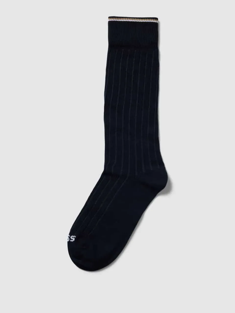 BOSS Socken mit Label-Detail in Dunkelblau