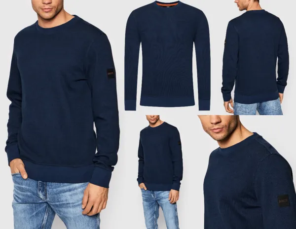 BOSS Sweatshirt HUGO BOSS Whimmycrew Pullover Sweater Sweatshirt Jumper Sweat-Jacke Pu