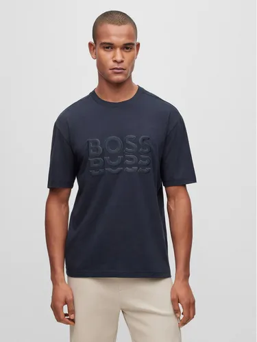 Boss T-Shirt 50495876 Dunkelblau Regular Fit