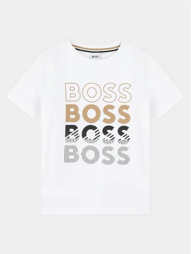 Boss T-Shirt J50775 S Weiß Slim Fit