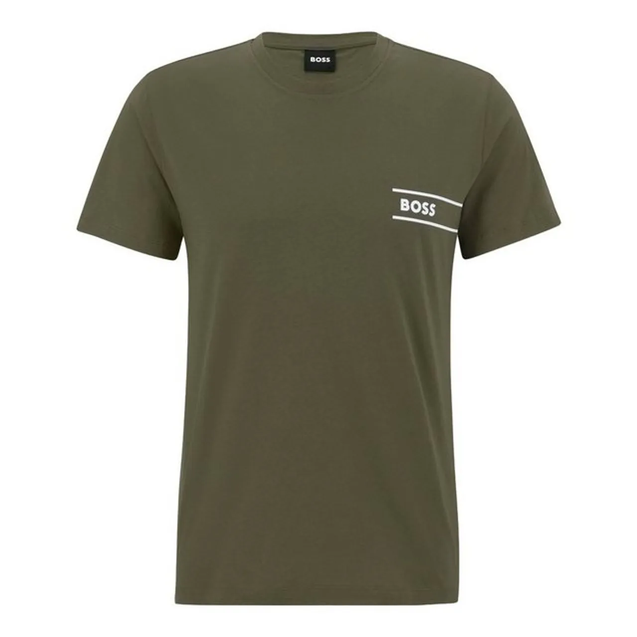BOSS T-Shirt T-Shirt RN 24 mit Markenprint