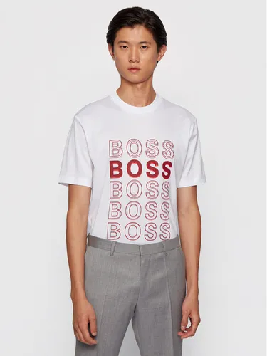 Boss T-Shirt Tiburt 204 50442115 Weiß Regular Fit