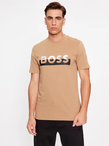 Boss T-Shirt Tiburt 421 50499584 Beige Regular Fit