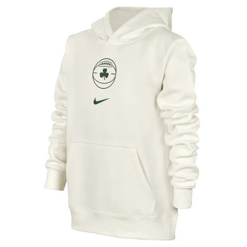 Boston Celtics Club City Edition Nike NBA Hoodie für ältere Kinder (Jungen) - Weiß