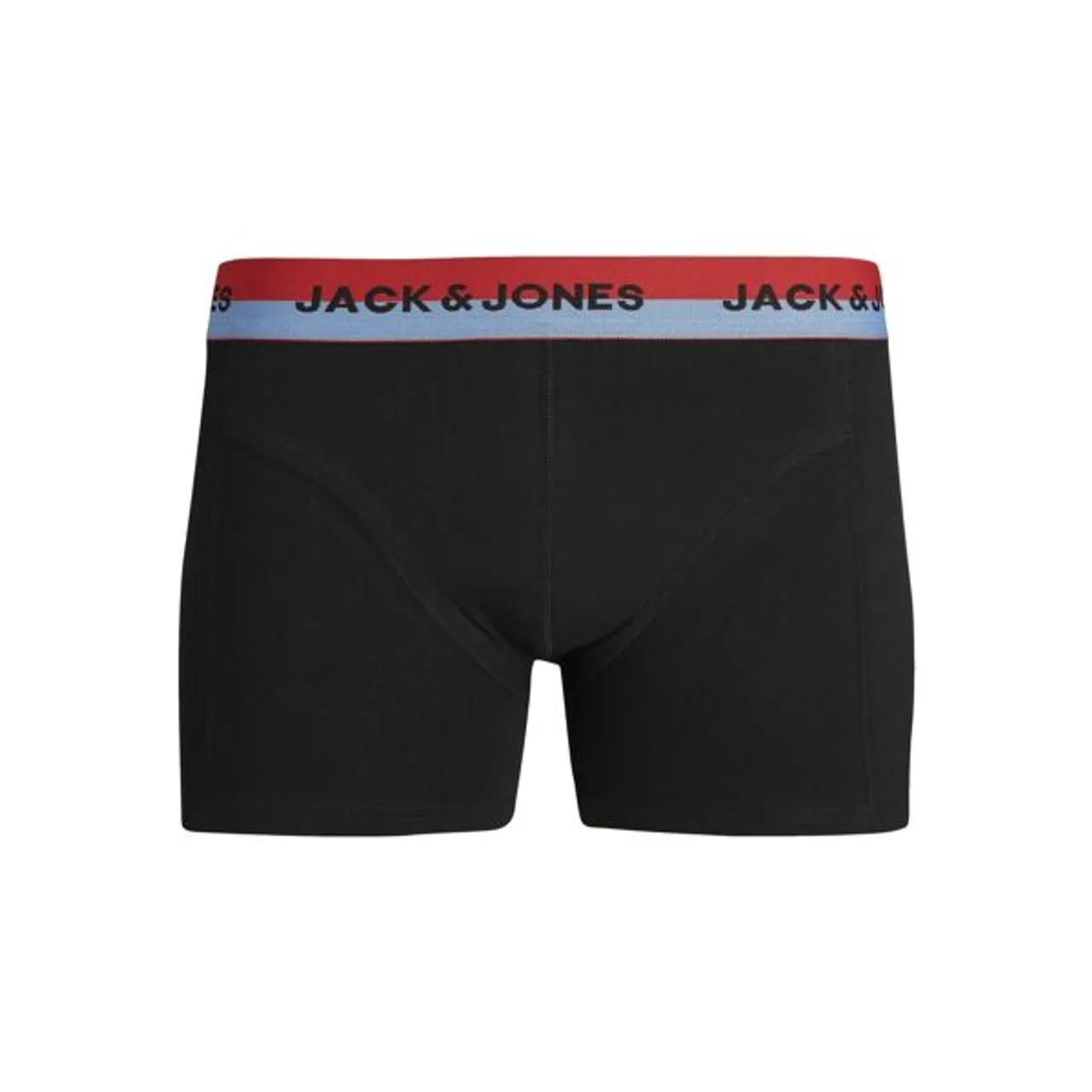 Boxershorts JACK & JONES "JACSPLITTER SOLID TRUNKS 5 PACK BOX" Gr. S, 5 St., schwarz (black) Herren Unterhosen Jack Jones