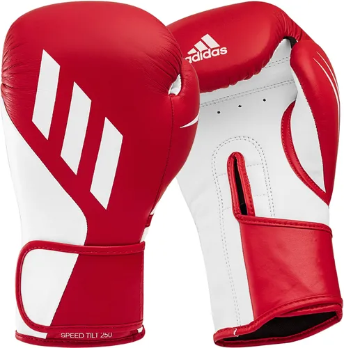 Boxhandschuhe ADIDAS PERFORMANCE Gr. 12 12 oz, rot (rot, weiß) Boxhandschuhe